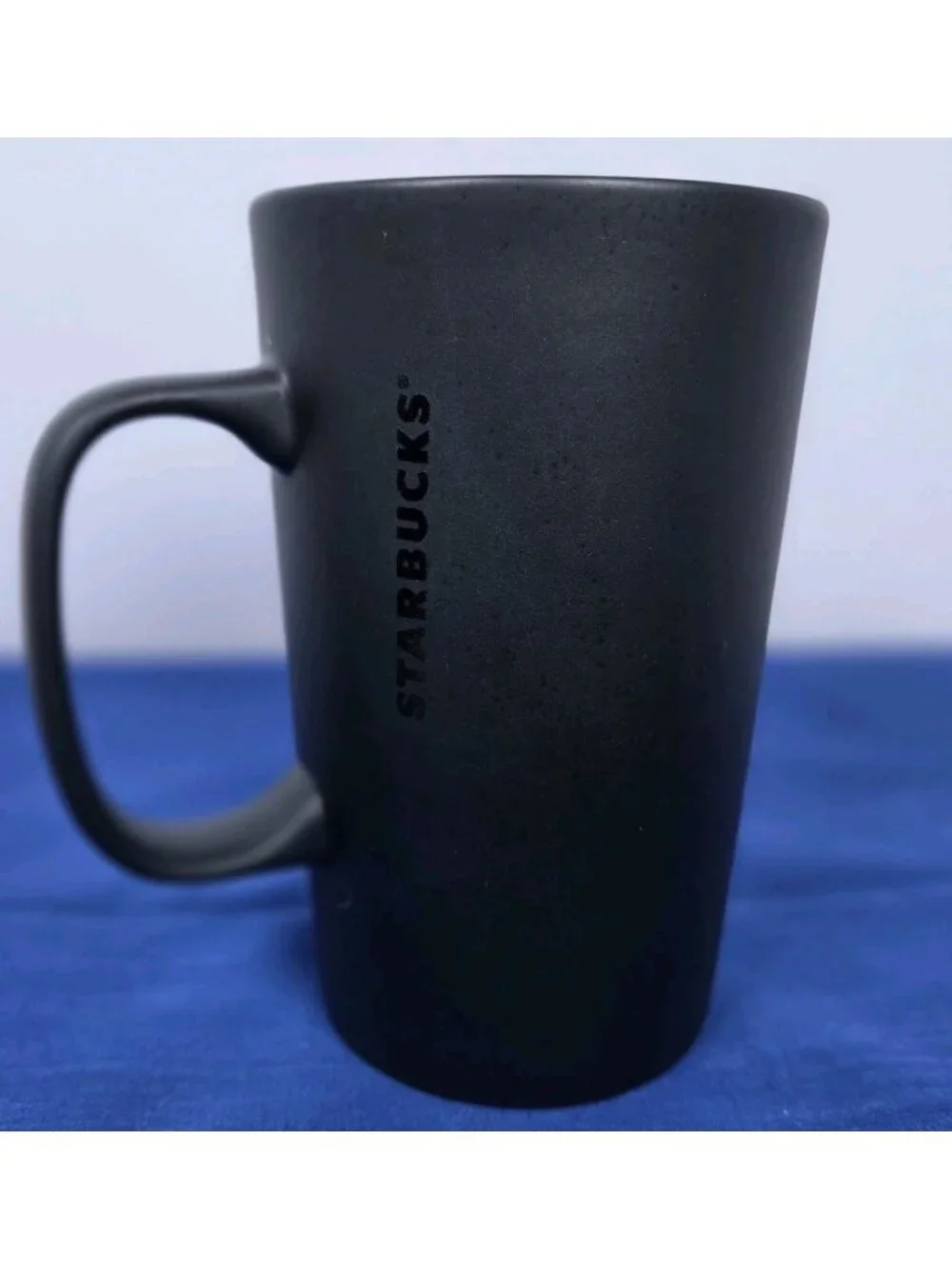 Starbucks 2015 Globe Coffee Mug 16 oz Matte Black